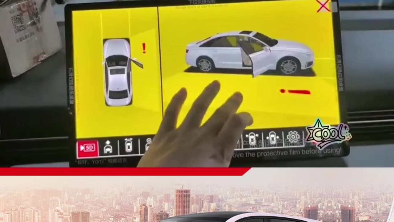 🚗✨ Unparalleled safety and perspective of the Wemaer 360 car camera system on the Bestune yueyi 03!