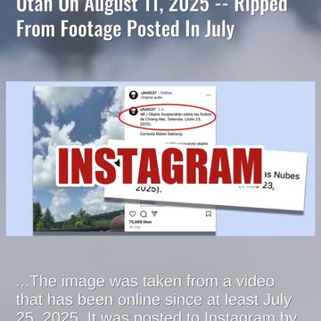 Fact Check: 'Metal Sky Man' Was NOT Spotted In The Clouds Above Utah On August 11, 2025