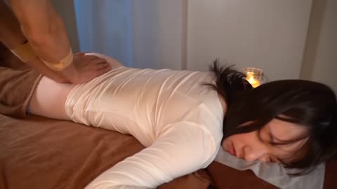 Japanese Oil Massage, Japanese Massage Relaxing Muscle and Relieving Stress Full