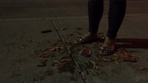 Candid Crush Under Sandals at Bus Stop