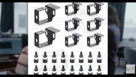 WikrOck 8 Pack Metallic Cable Manager D-Ring Hooks For Network Server Rack Cabin