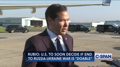 Secretary Rubio: U.S. to Decide “Within Days” Whether Ukraine War Can Be Ended