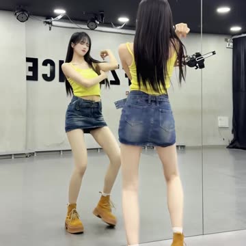 Stylish Girl in Denim Skirt and Martin Boots | Street Look Showcase