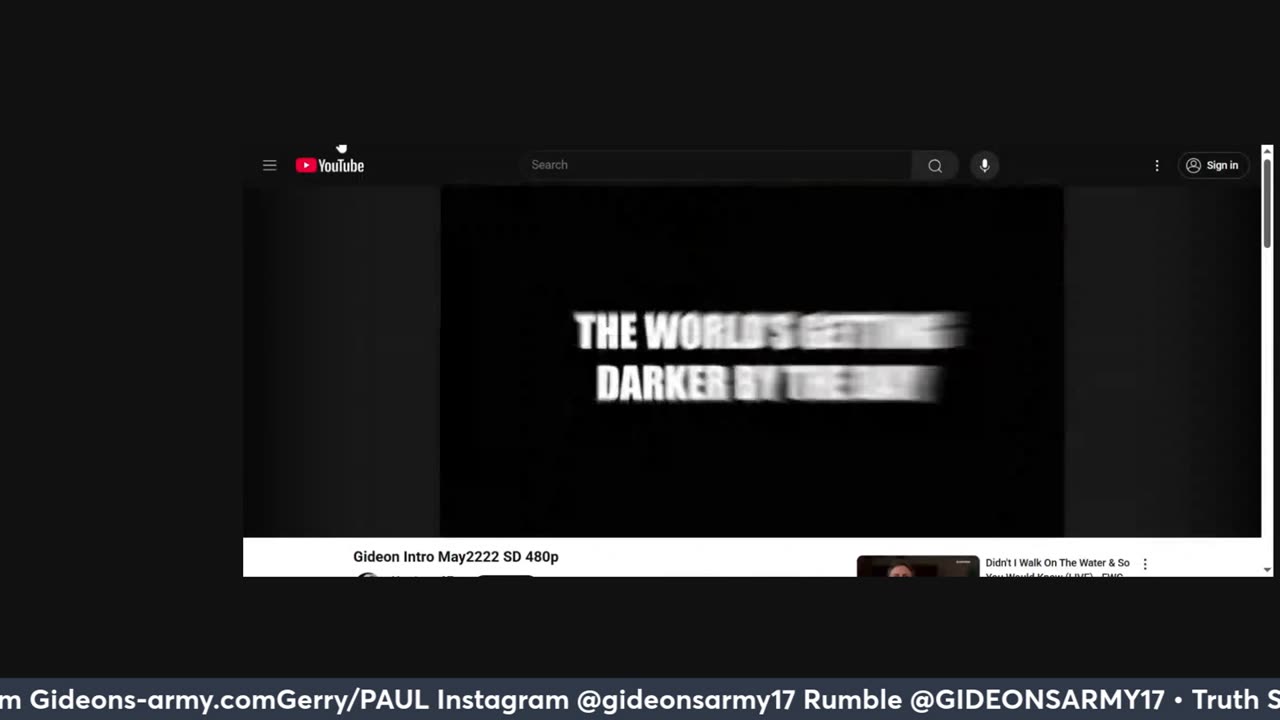 GIDEONS ARMY THURSDAY LIVE 8/13/25 @ 930 AM EST