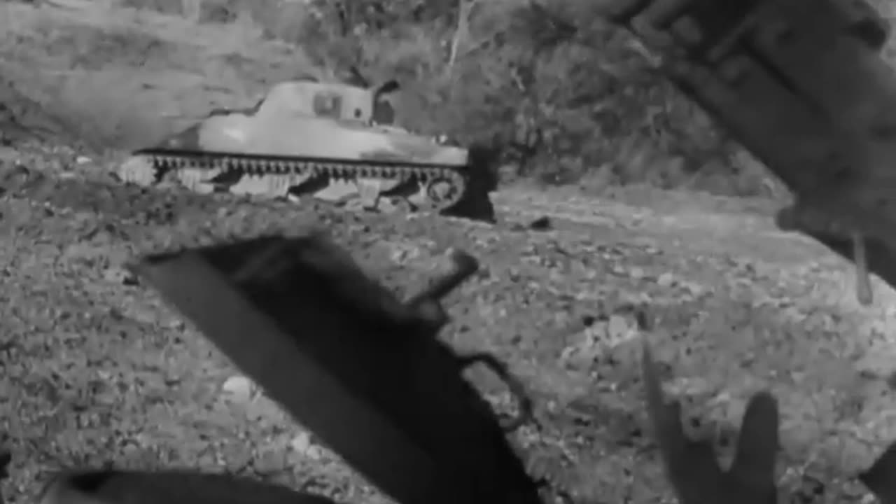 m31_arv_among_a_number_of_allied_tanks_knocked out