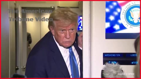 Trump Hilariously Roasts CNN Journo to Her Face in Entertaining Air Force One Incident