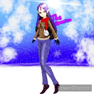 Oc speed paint her winter outfit.