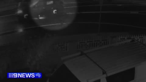 [Niggers]Alleged stolen car crash captured on CCTV 9 News Australia