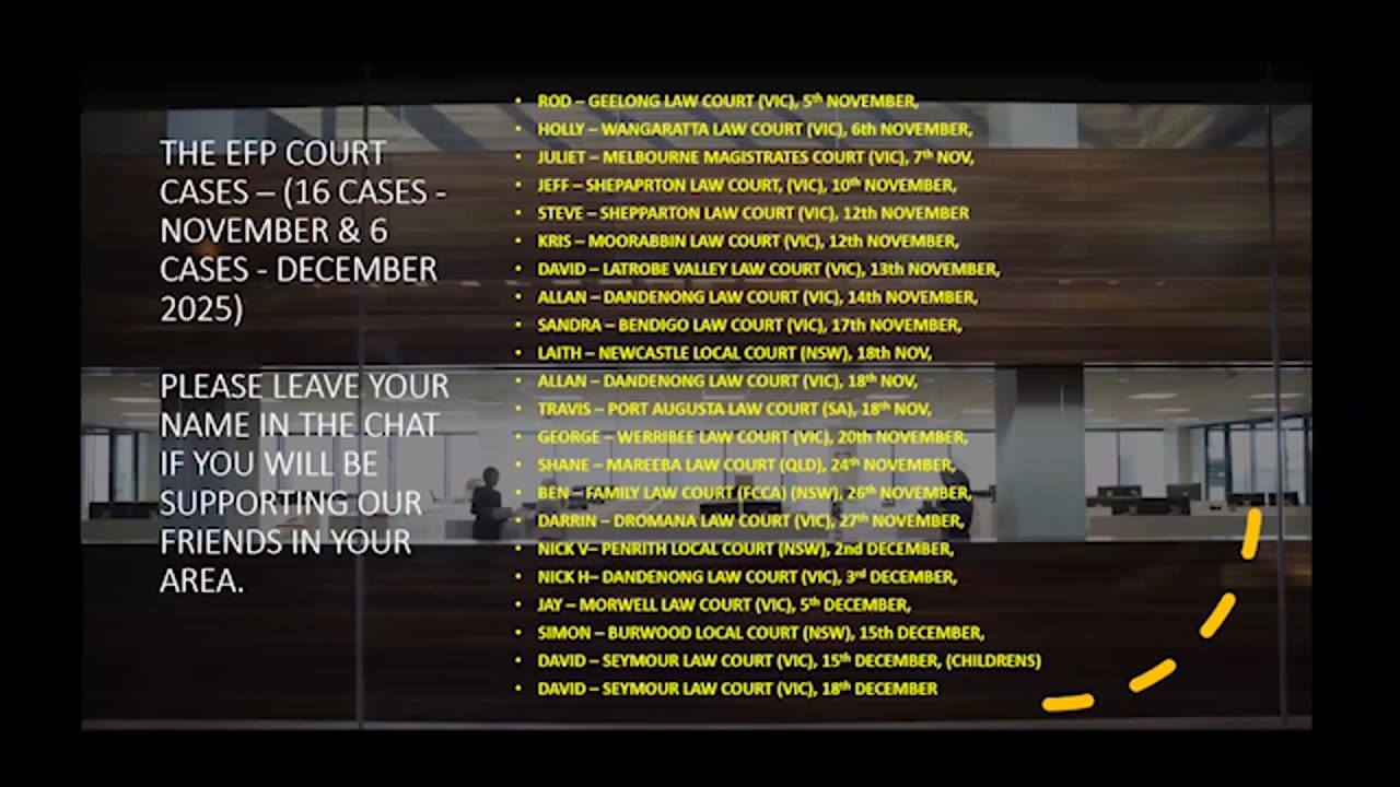 October 20: EFP Exposing the Corruption The Property