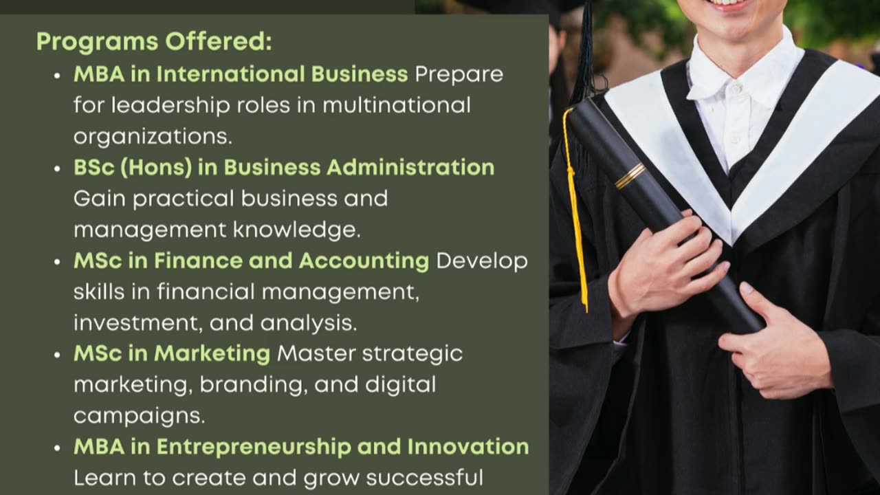 Transform Ideas into Impact — Study at GBS Dubai with Divine Associates Ltd.