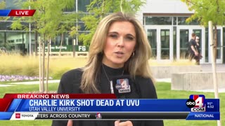 Witness describes aftermath and frantic crowds after UVU shooting of Charlie Kirk
