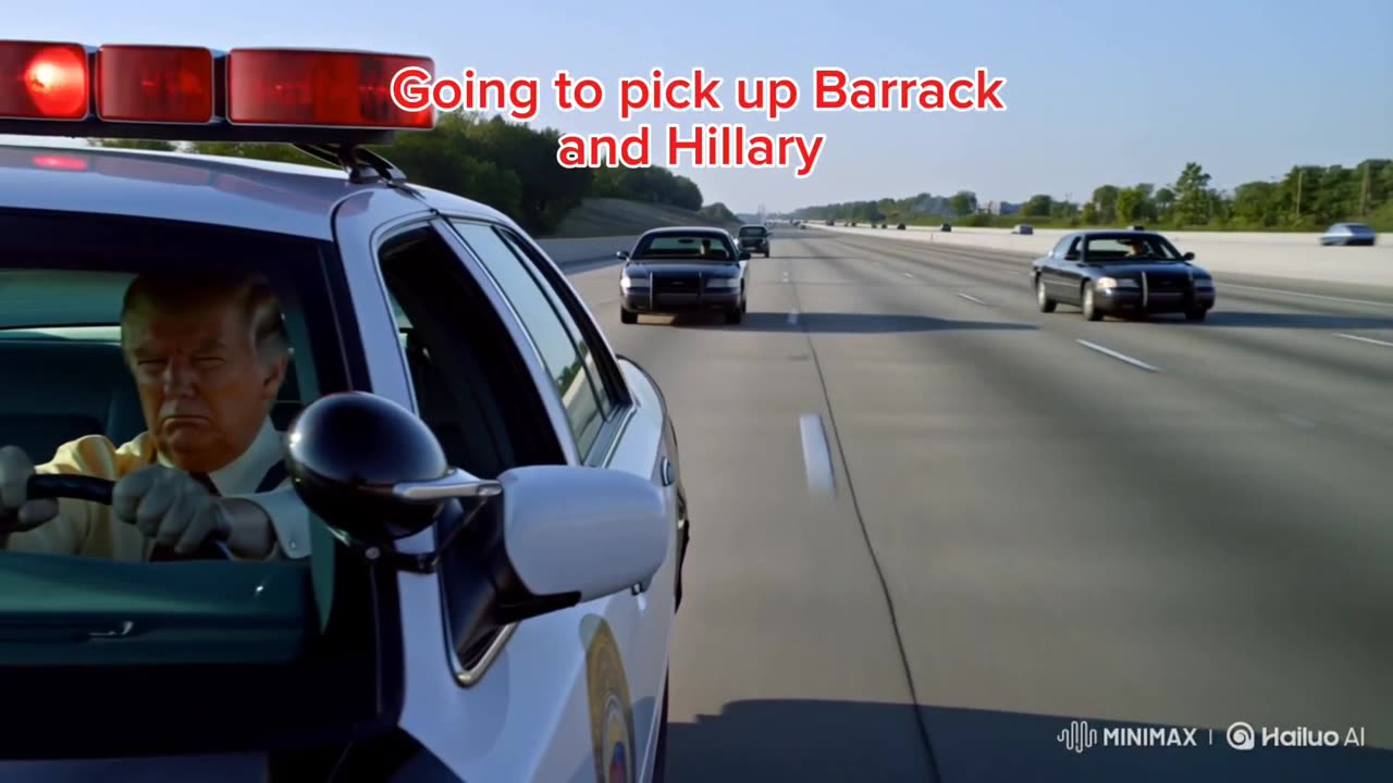 Trump going to pick up Barrack and Hillary 😂