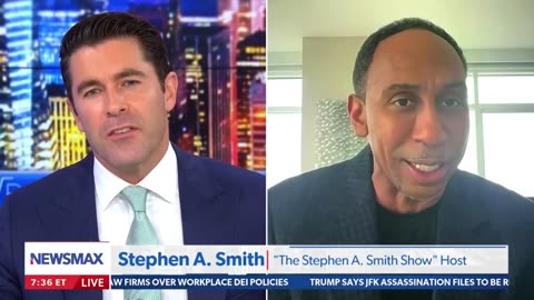 Stephen A Smith is a voice of reason among democrats.Rob Schmitt