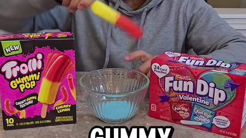 trolli gummy popsicle #funny #shorts #youtubeshorts #fyp