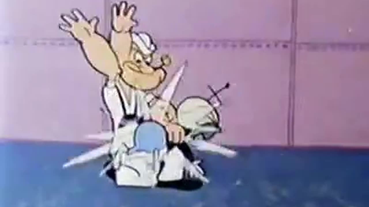 Popeye From Way Out - M/alien spanking
