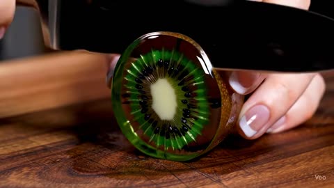 Glass fruit ASMR Cutting