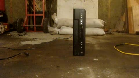 Magnavox VCR overvolted & smashed