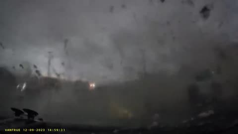 Shocking Moment Car Is Totaled by Deadly Tennessee Tornado 🌪️🚗 | Real Footage