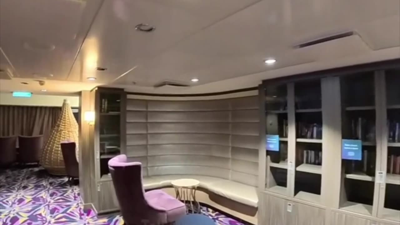 Ovation of the Seas Deck 5: Hidden Gems, Library, and Quiet Corners