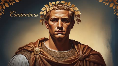 The first Roman Emperor who converted to Christianity - Constantine the Great -Constantinus Augustus