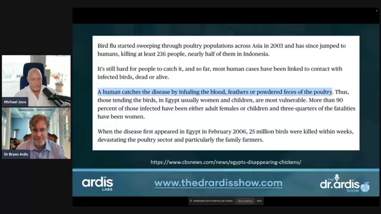 Michael Jaco with Dr Brian Ardis Who Revealed 4-3-25