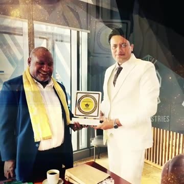 THE RIGHT HON. JAMES MARAPE, PM OF PNG PERSONALLY INVITED APOSTLE DR. ANKUR YOSEPH NARULA✨