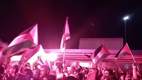 Yesterday thousands of dock workers in Greece mobilised to block arms