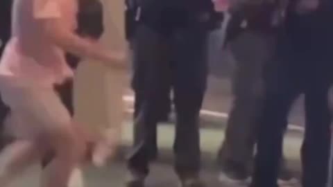 Man who threw sand who ch at ICE Officers found not guilty