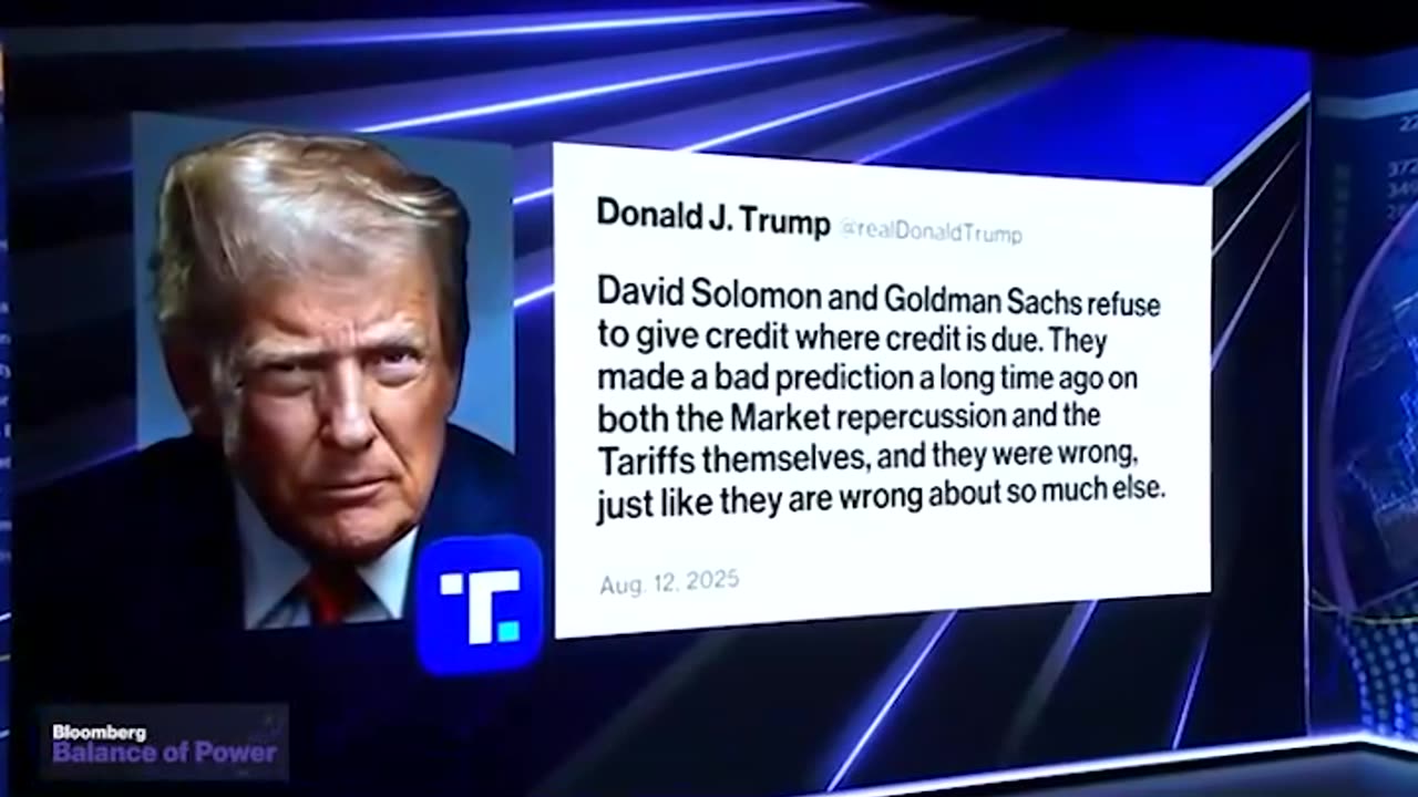 Goldman Sacks of Lies says tariffs are crushing consumers