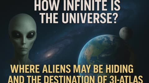 🌌Is the Universe Infinite? Alien Hiding Places and the True Path of 3I-ATLAS