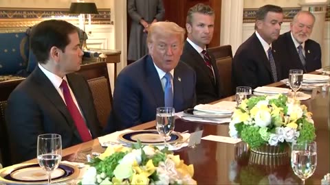 POTUS: "We took the sanctions off [Syria] because we want to give them a chance"