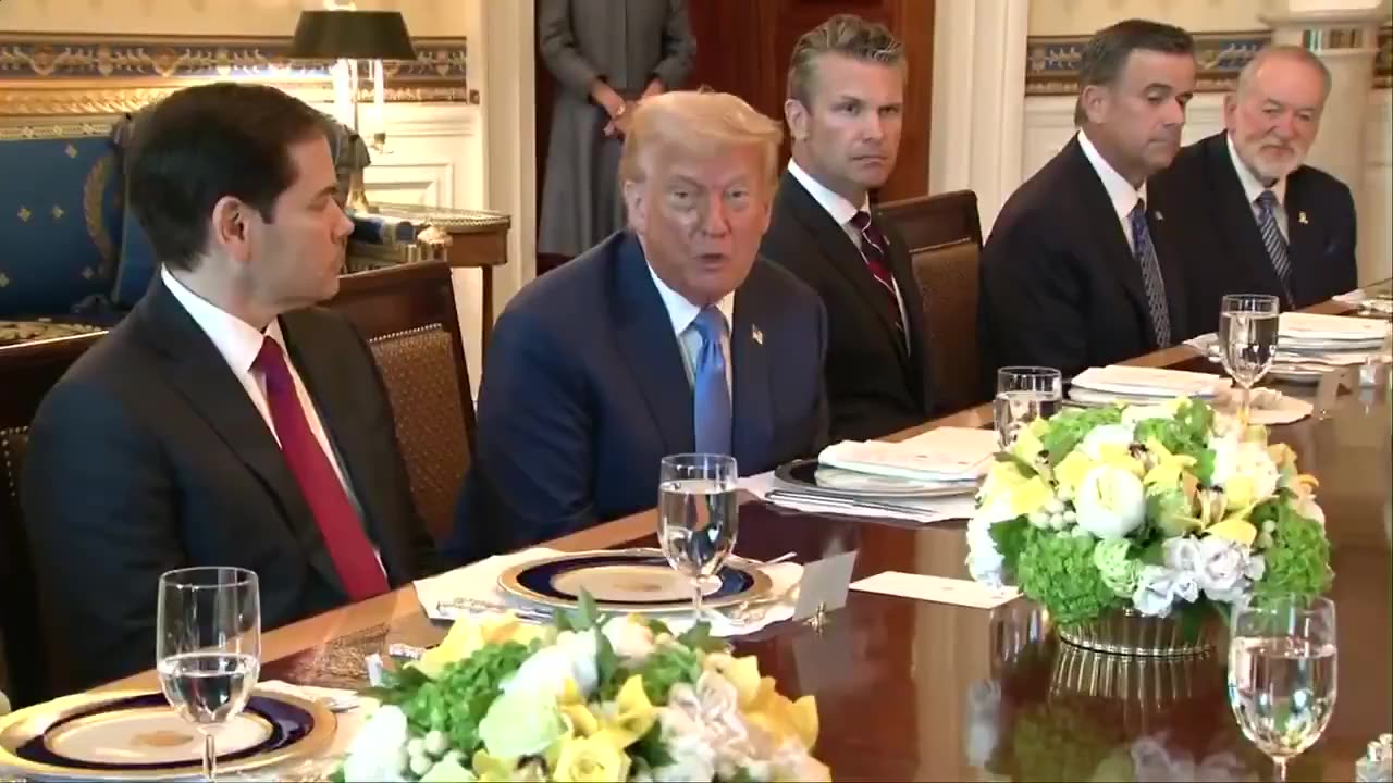 POTUS: "We took the sanctions off [Syria] because we want to give them a chance"