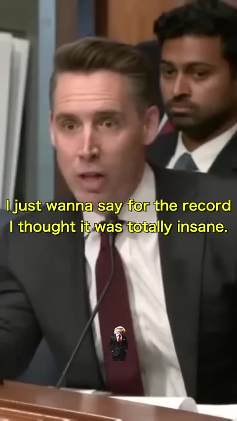 Sen. Hawley Says This is Insane and He's Glad That This Rioter was Kicked Out of America For Good