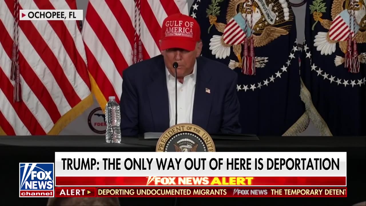 Trump: The only way out of 'Alligator Alcatraz' is deportation