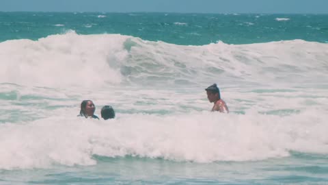 Rip Current Safety - Dramatic rip current rescue - Florida’s Panama City Beach.