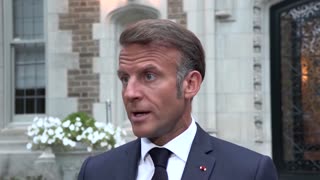 Macron says U.S. could sanction Russia if Putin delays peace efforts