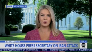Karoline Leavitt says the White House is confident Iran’s nuclear sites were totally “obliterated.”