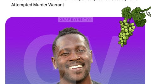 Former NFL Star Antonio Brown Reportedly Leaves Country Amid Attempted Murder Warrant