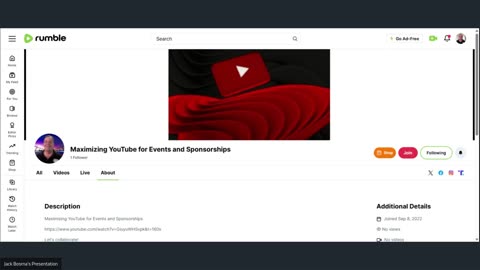 Maximizing YouTube for Events and Sponsorships