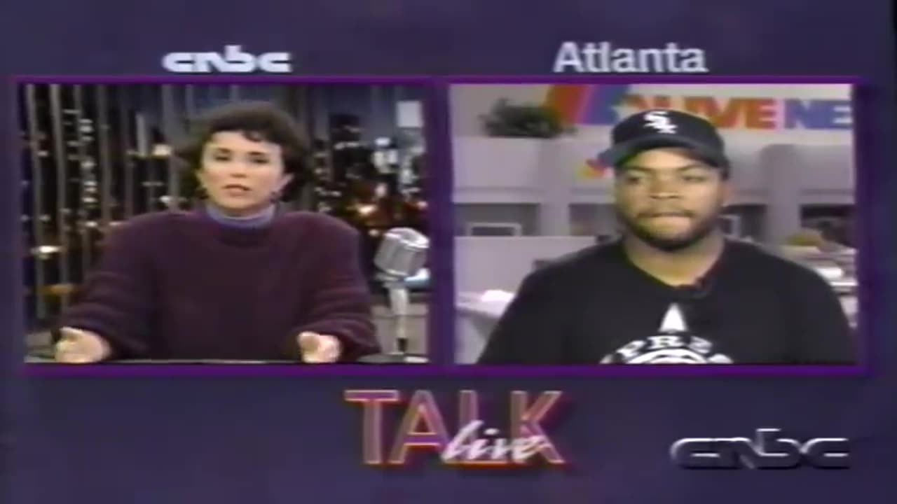 Ice Cube - CNBC Interview about Anti-Semitsm (1990)