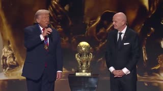 WATCH: President Trump Accepts First Annual FIFA Peace Prize