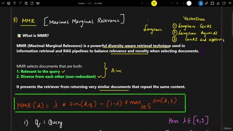 46KN - Maximal Marginal Relevance Theoretical Explanation