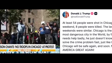 Mayor Brandon Johnson: "No troops in Chicago.." - President Trump's sending troops soon