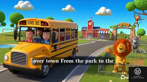 The Bus in the Town - Fun Kids Sing-A-Long
