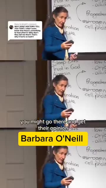 Barbara O'Neil says don't do it