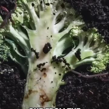 What happens when you feed an Organic and a non Organic broccoli to compost worms?