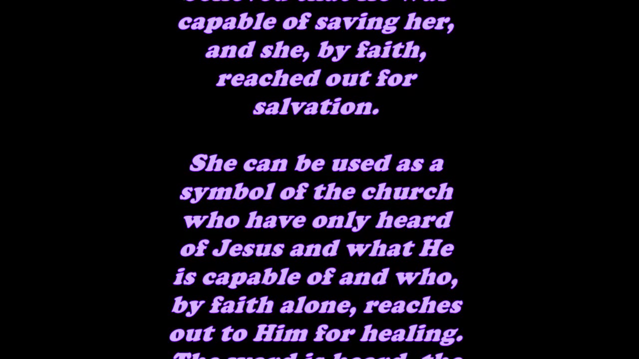 Matthew 9:22 - Daily Bible Verse Commentary