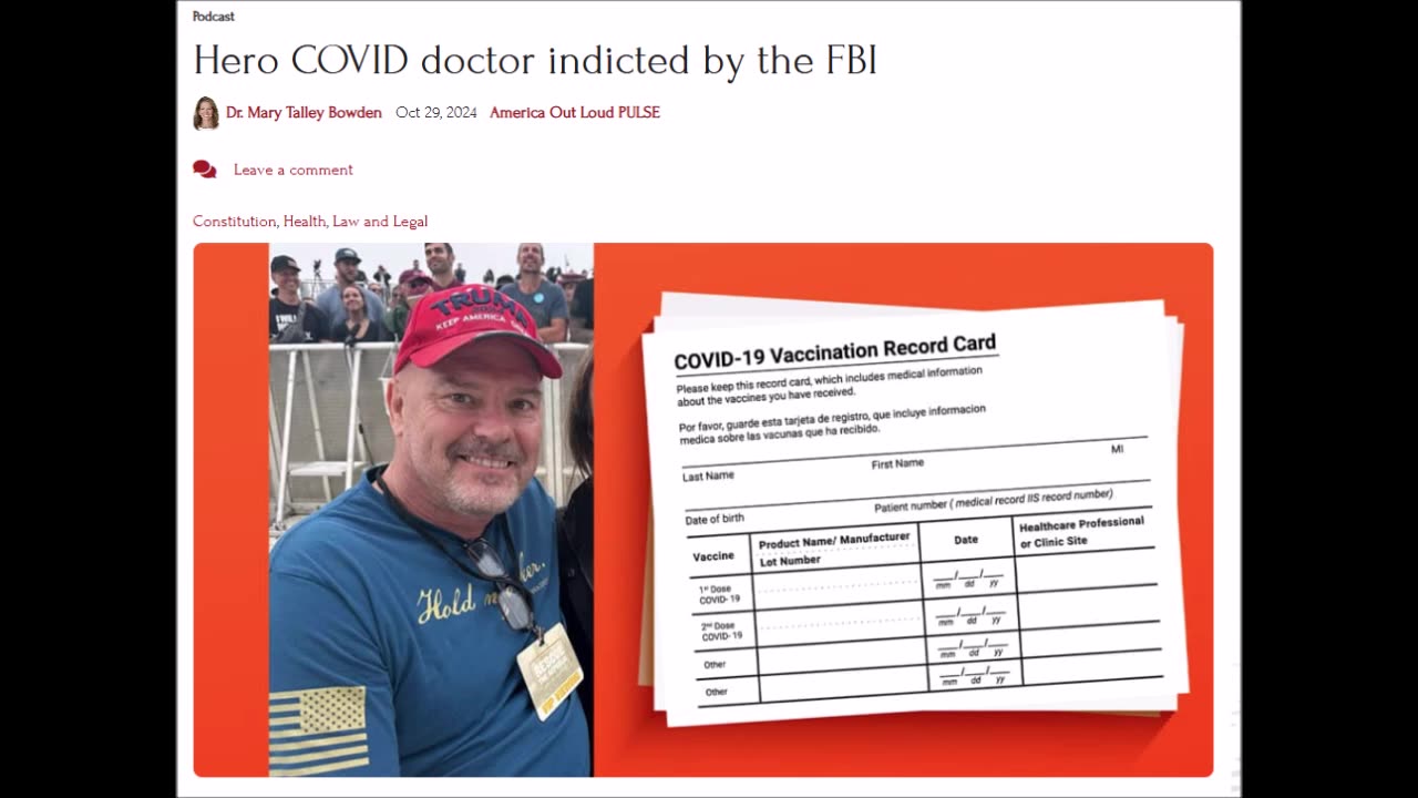 דר קירק מור שהואשם בתקופת הקורונה על שזייף פנקסי חיסונים השמיד בקבוני חיסון והזריק תמיסת מלח במקום החיסונים זוכה מכל אשמה וזה הסיפור שלו 2024