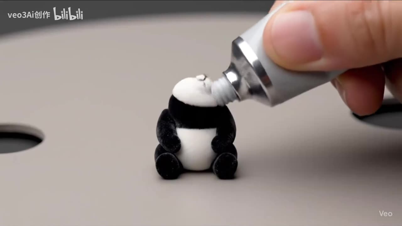 Magic paint tube that can squeeze out cute little animals