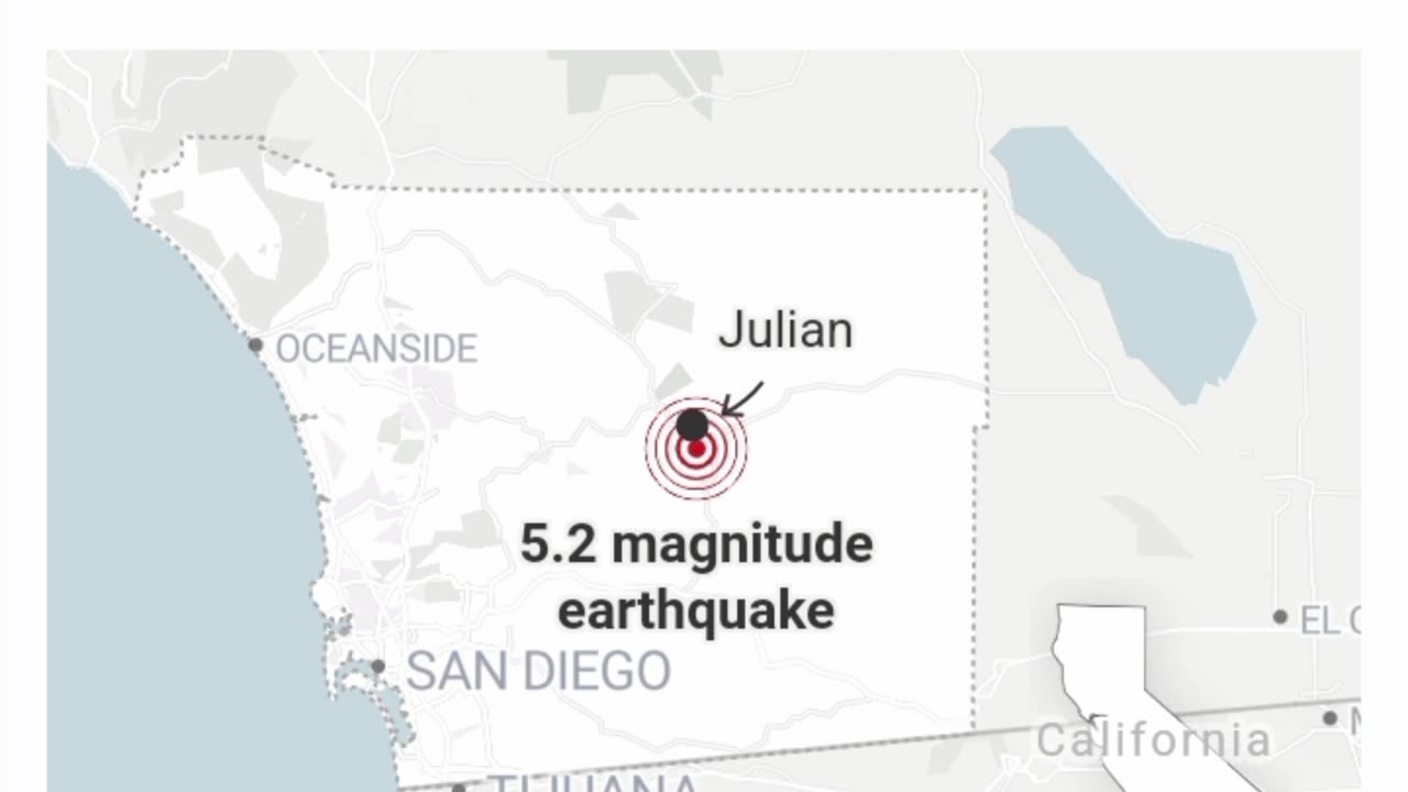 san diego earthquake